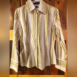 Express long sleeve button up blouse